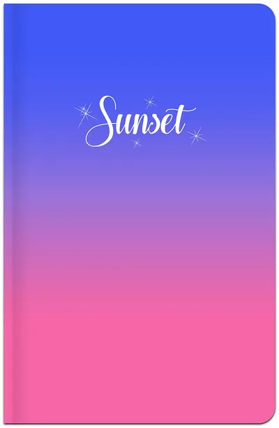 Carnețel Lastva Sunset - A6, 96 de coli, rânduri late, sortiment