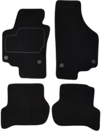 Covorase auto (set, velur, 4 bucati, culoare negru) SEAT ALTEA dupa 2004