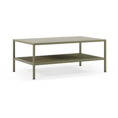 Măsuță de cafea verde din metal 60x100 cm Fayna – Marckeric