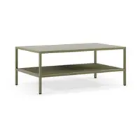 Măsuță de cafea verde din metal 60x100 cm Fayna – Marckeric