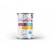 PREFERA MPD, XS-XL, Pui și dovleac, dietă veterinară, conservă hrană umedă monoproteică fără cereale câini, (în suc propriu), 400g