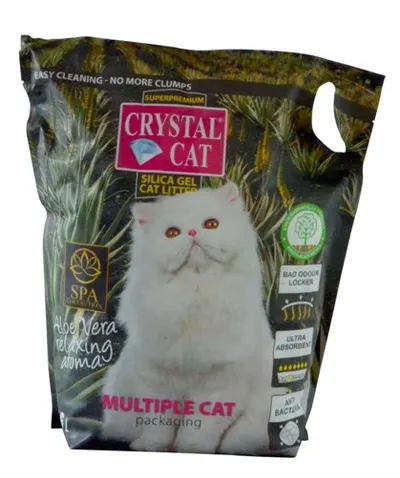Crystal Cat Nisip Silicatic Aloe Vera 3.8 l