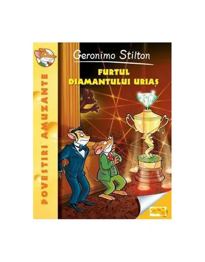 Furtul diamantului uriaş (Vol. 3) - Paperback brosat - Geronimo Stilton