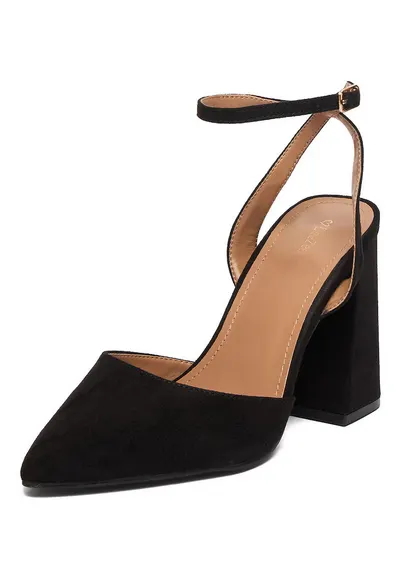 Pantofi dama - model clasic - negru - textil