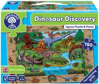 Puzzle pentru copii Orchard Toys - Descoperirea dinozaurilor, 150 piese