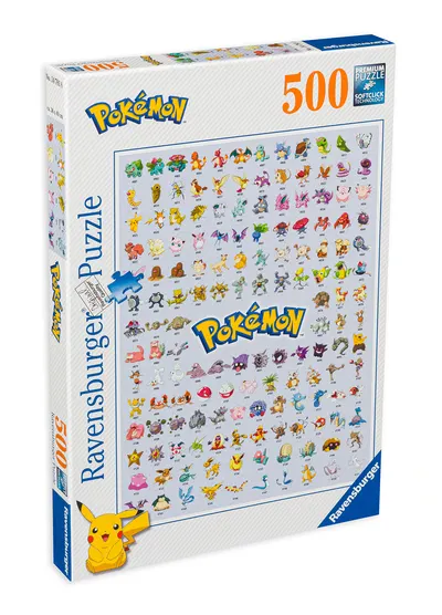 Puzzle Ravensburger din 500 de piese - Pokemon - primele 151