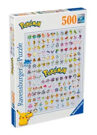 Puzzle Ravensburger din 500 de piese - Pokemon - primele 151
