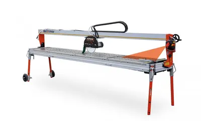 Masina de taiat placi de marmura mari 320cm, 3.4kW, SUPREME 320S cu laser si roti - Battipav-83201/T380S1