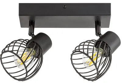 Spot Rabalux - Aberama 73002, IP20, E14, 2 x 10W, 230V, negru