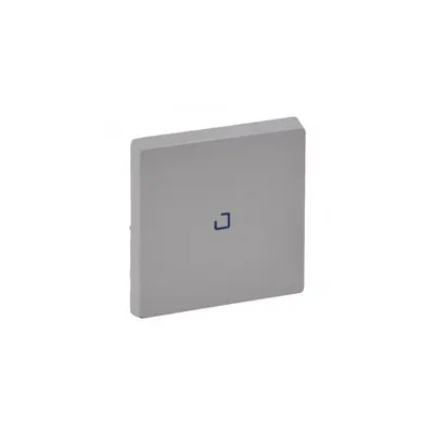 Capac Valena Life - 1-module illuminated / cu indicator - aluminiu