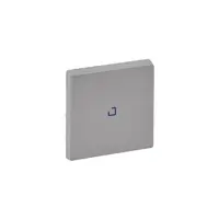 Capac Valena Life - 1-module illuminated / cu indicator - aluminiu