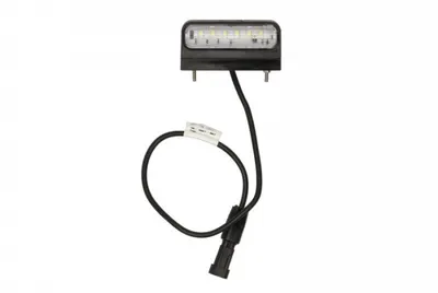Lumina numar inmatriculare REGPOINT II (LED, 12 24V, 48x45x100mm, lungime cablu: 500mm, conector: SUPERSEAL)