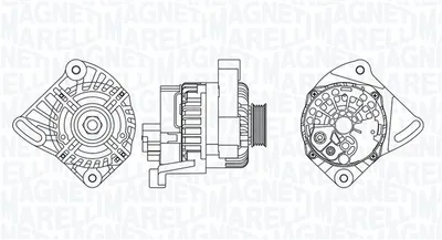 Alternator (12v, 75a) Potrivit Citroen Jumpy I; Fiat Doblo, Doblo Minivan, Palio, Panda, Punto, Punto Hatchback, Seicento 600, Siena, Strada; Ford Sierra; Lancia Y; Peugeot Expert 1.1-1.9d 08.82