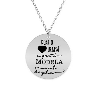 Mia - Colier personalizat pentru educatoare/invatatoare/profesoara din argint 925