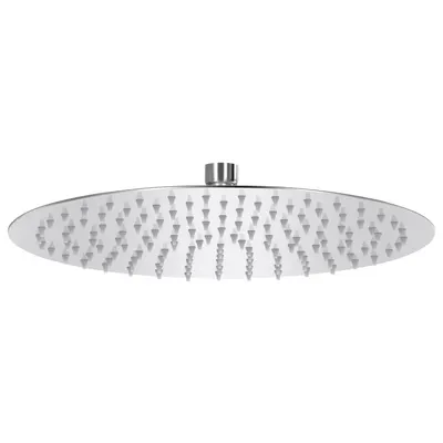vidaXL Cap de duș tip ploaie rotund, 30 cm, oțel inoxidabil 304