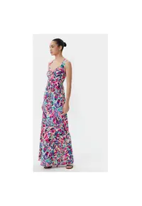 Rochie de vara dama 251-RCALA - Poliester/Elastan - Multicolor - Multicolor