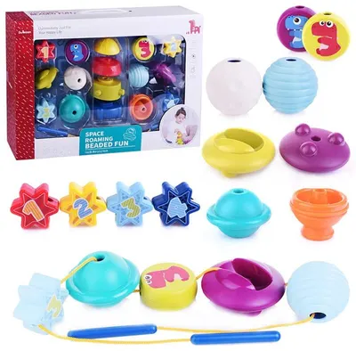Set de mărgele Raya Toys - Space Roaming, multicolor