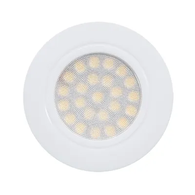 Spot LED incastrabil, rotund, SMD2835, 4W, lumina neutra, corp alb, IP44