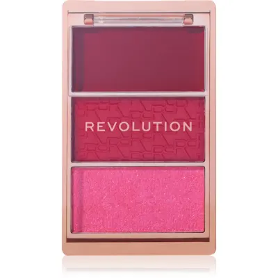 Revolution Blush Icon Palette paleta fard de obraz culoare My Cherry Truth 9.8 g