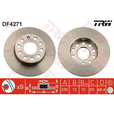 Disc frana TRW DF4271