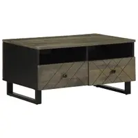 Gossi masuta de cafea, negru, 80x50x40 cm, lemn masiv de mango