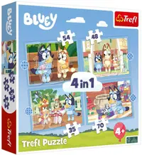 Puzzle Trefl 4 in 1 - Bluey
