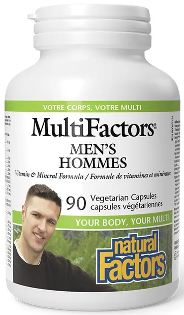 MultiFactors Men's Hommes, 90 capsule, Natural Factors
