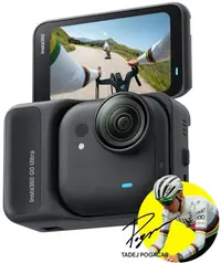 Cameră de acțiune Insta360 - GO Ultra Premium Cycling Bundle, 4K, neagră