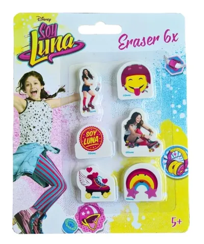 Set de radiere Derform Disney - Soy Luna, 6 buc.
