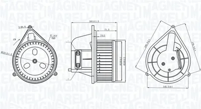 Ventilator habitaclu potrivit FIAT DUCATO 1.9D-2.8D 10.97