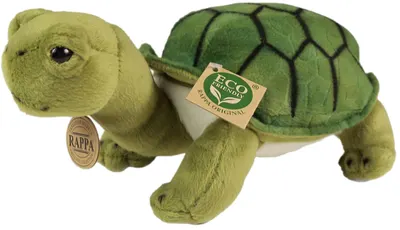 Jucărie de pluș Rappa Eco prietenii - Agatha broasca testoasa, 25 cm