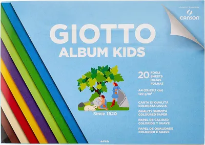 Bloc de aplicație Giotto Album Kids - A4, 20 coli