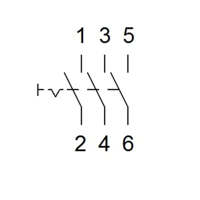Comutator modular 0-1, 3NO, 16A