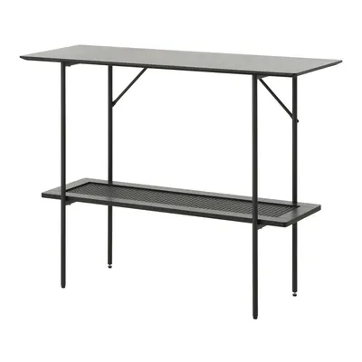 Masă consolă neagră 37x100 cm Pensacola – Unique Furniture