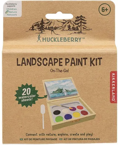 Mini set pentru pictură peisaj Kikkerland - Huckleberry
