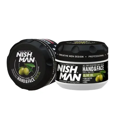 Crema de maini si fata - NISH MAN - Olive Oil - 300 ml