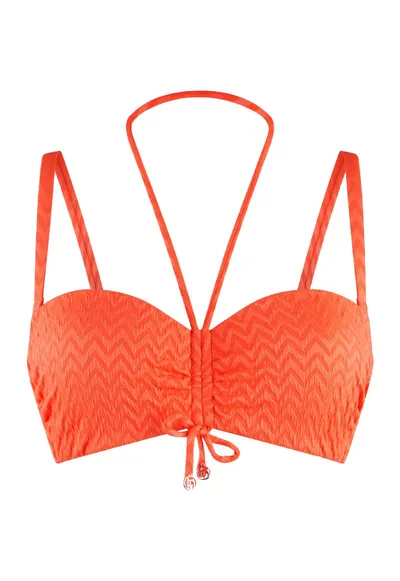 Sutien de baie cu bretele detasabile - Coral