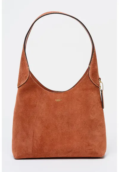 Geanta piele Brooklyn 28wqdwqf - Caramiziu - 28 x 28 x 8 cm
