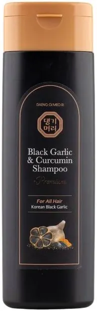 Doori Black Garlic & Curcumin Șampon premium anti-îmbătrânire împotriva căderii părului, 200 ml