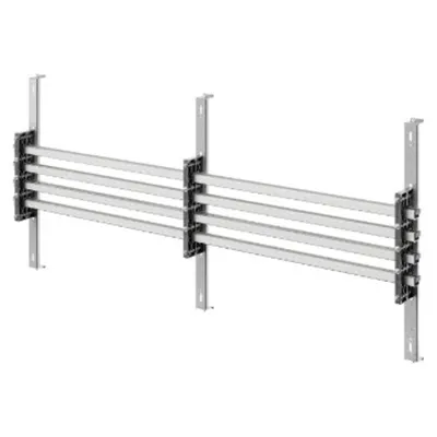 Pair of Busbar-Holder - For Shaped Busbar in Aluminium - 630-800a - For Structures D=600-800 - Structures L=850 - For Qdx 1600h