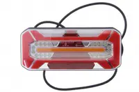 Stop spate stanga (LED, 12 24V, cu intermitent, cu far ceata, lumina de marsarier, cu stop, lumina de parcare, reflector triunghiular lungime cablu: 0,2m)