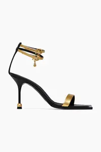 Vanda Novak stilettos din piele Carrie Honey Gold