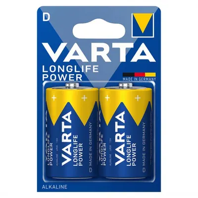 Baterii D R20, blister 2 Buc. Varta
