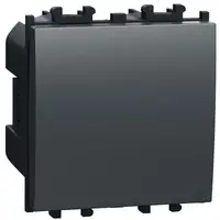 Intrerupator cap cruce 2 module Schneider Easy Styl LMR1901003, negru