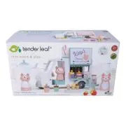 Furgoneta cu milkshake-uri a lui Kitty, din lemn premium Kitty's Milkshake Van