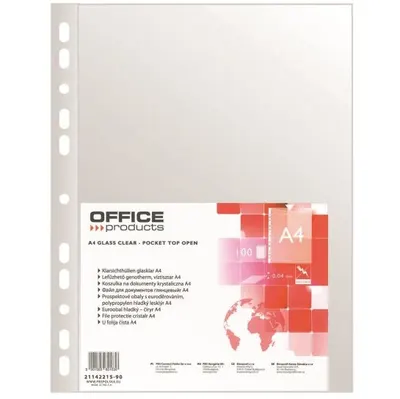 Folie protectie OFFICE Products, A4, cristal