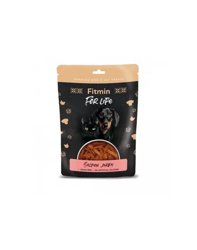 FITMIN For Life somon jerky mini câini și pisici gustări naturale 70 g