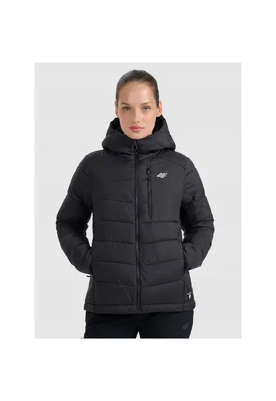 Geaca de puf trekking Primaloft Silver ultralight neagra - Negru