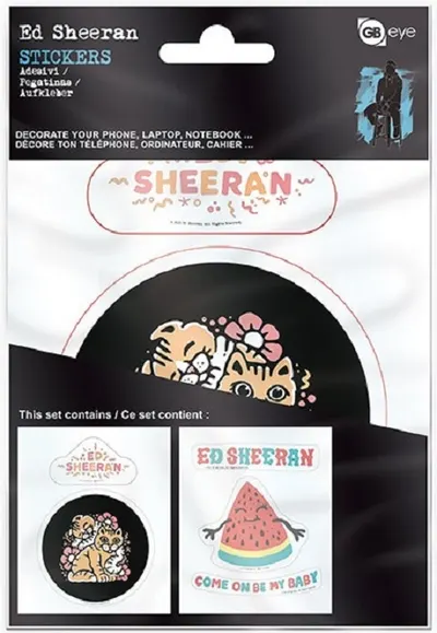 Set de autocolante GB eye Music: Ed Sheeran - Come one be my baby