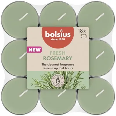Lumanare Pastila, Rozmarin, 4 Ore, 18 Bucati, Bolsius